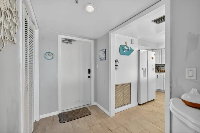 a view of a bathroom with a shower