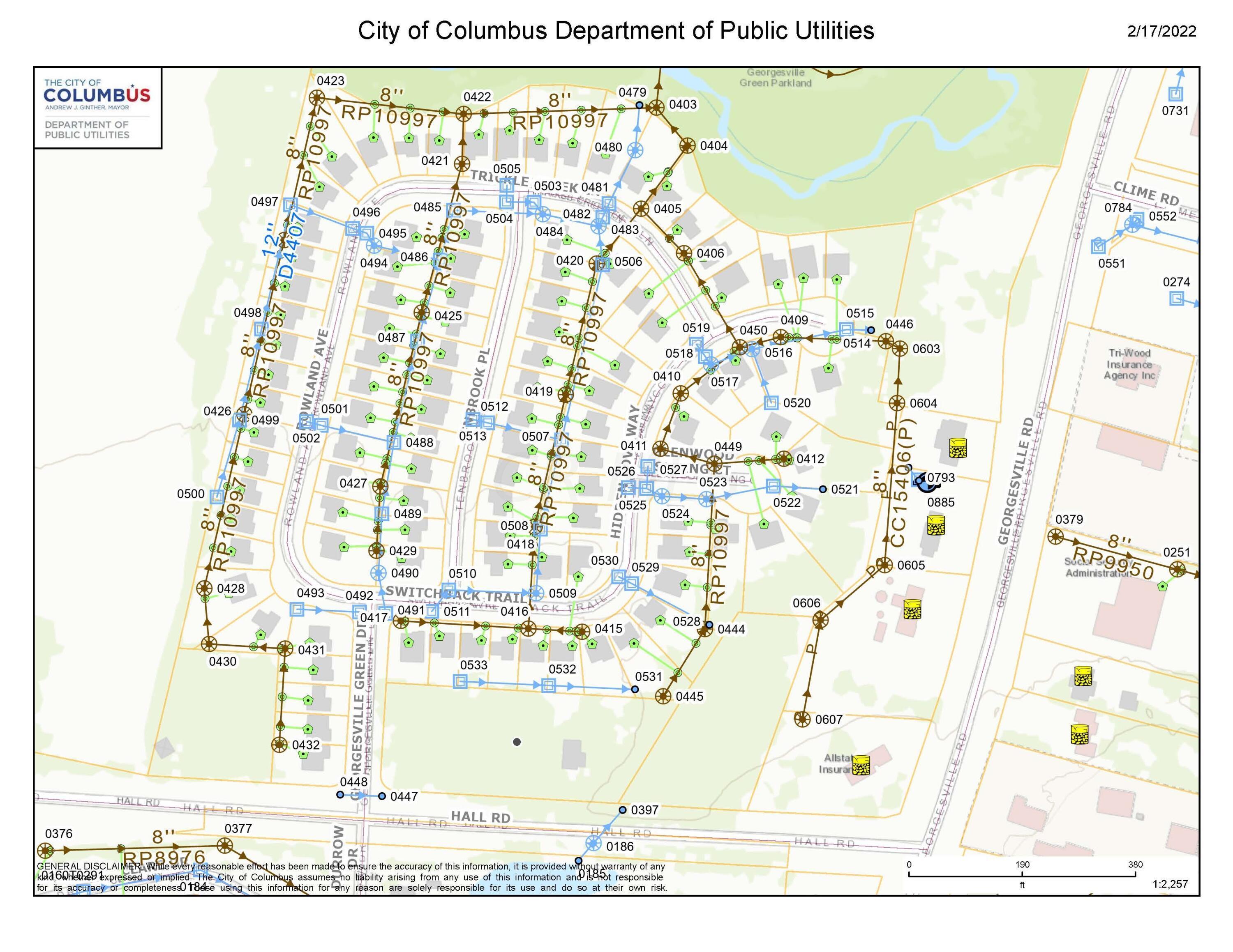4518 Hall Road Columbus, OH 43228 - Photo 6 of 8 SEWER_MAP
