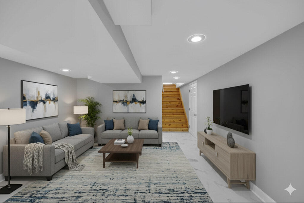 125 Marshall Street Gary, IN 46404 - Photo 15 of 23 a living room with furniture and a flat screen tv