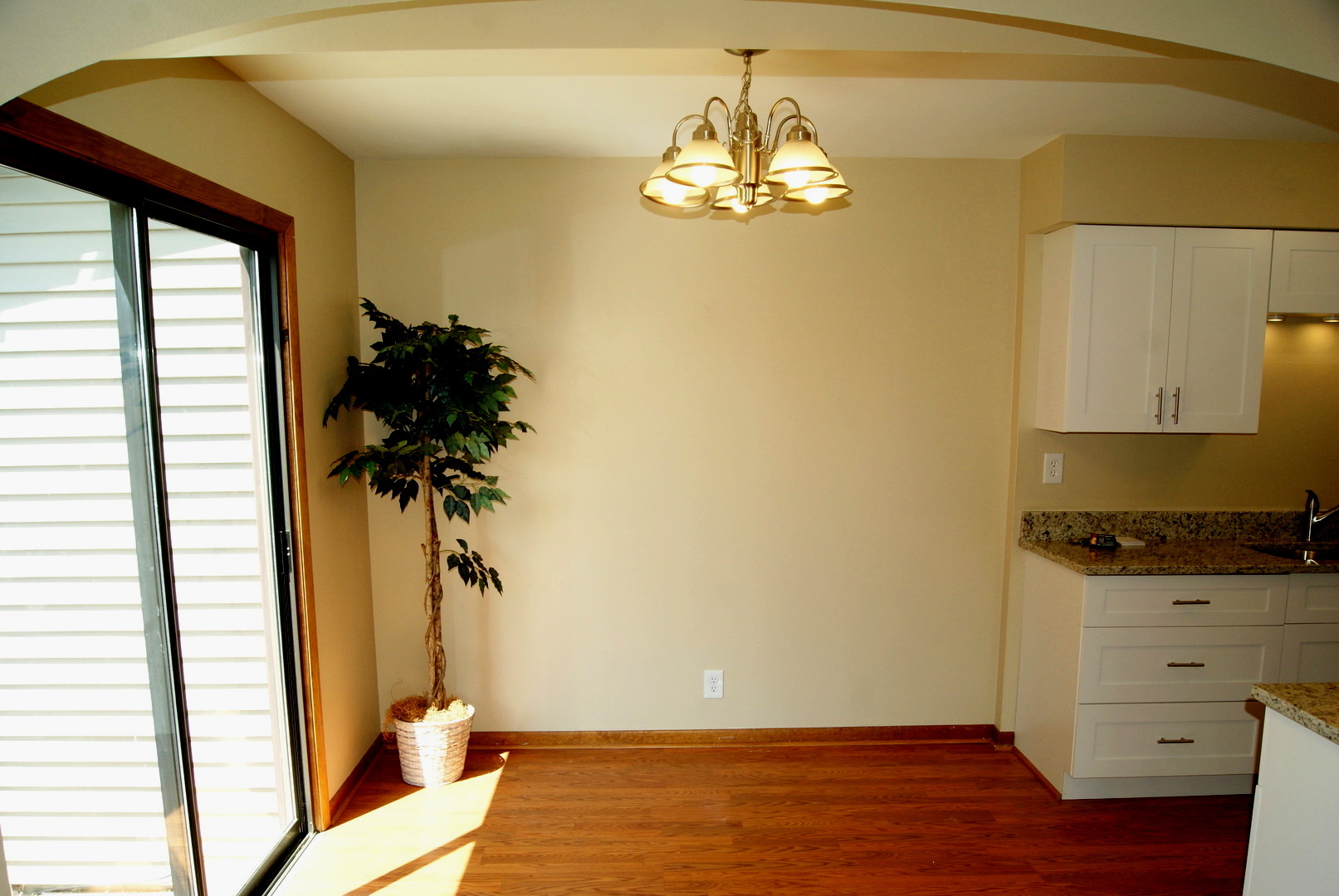 264 Circlegate Road New Lenox, IL 60451 - Photo 10 of 28 a view of a room with a window and wooden floor