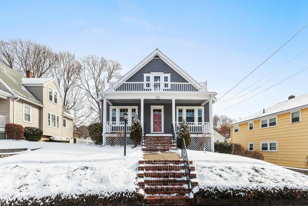 16 York Avenue Watertown, MA 02472 - Photo 2 of 34 a front view of a house with a yard