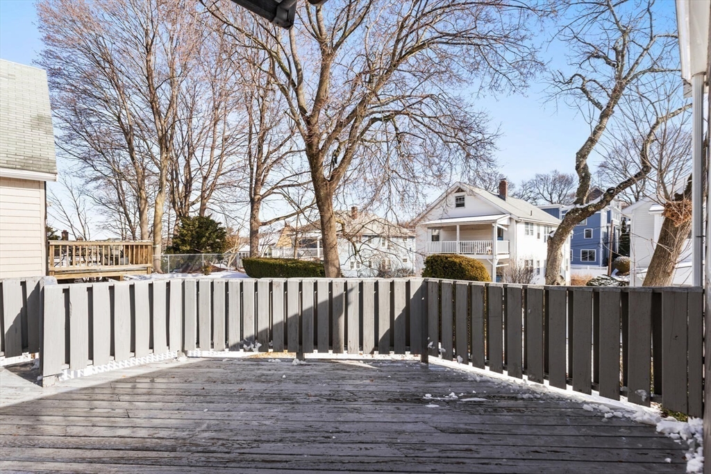 16 York Avenue Watertown, MA 02472 - Photo 27 of 34 a view of a wooden roof deck