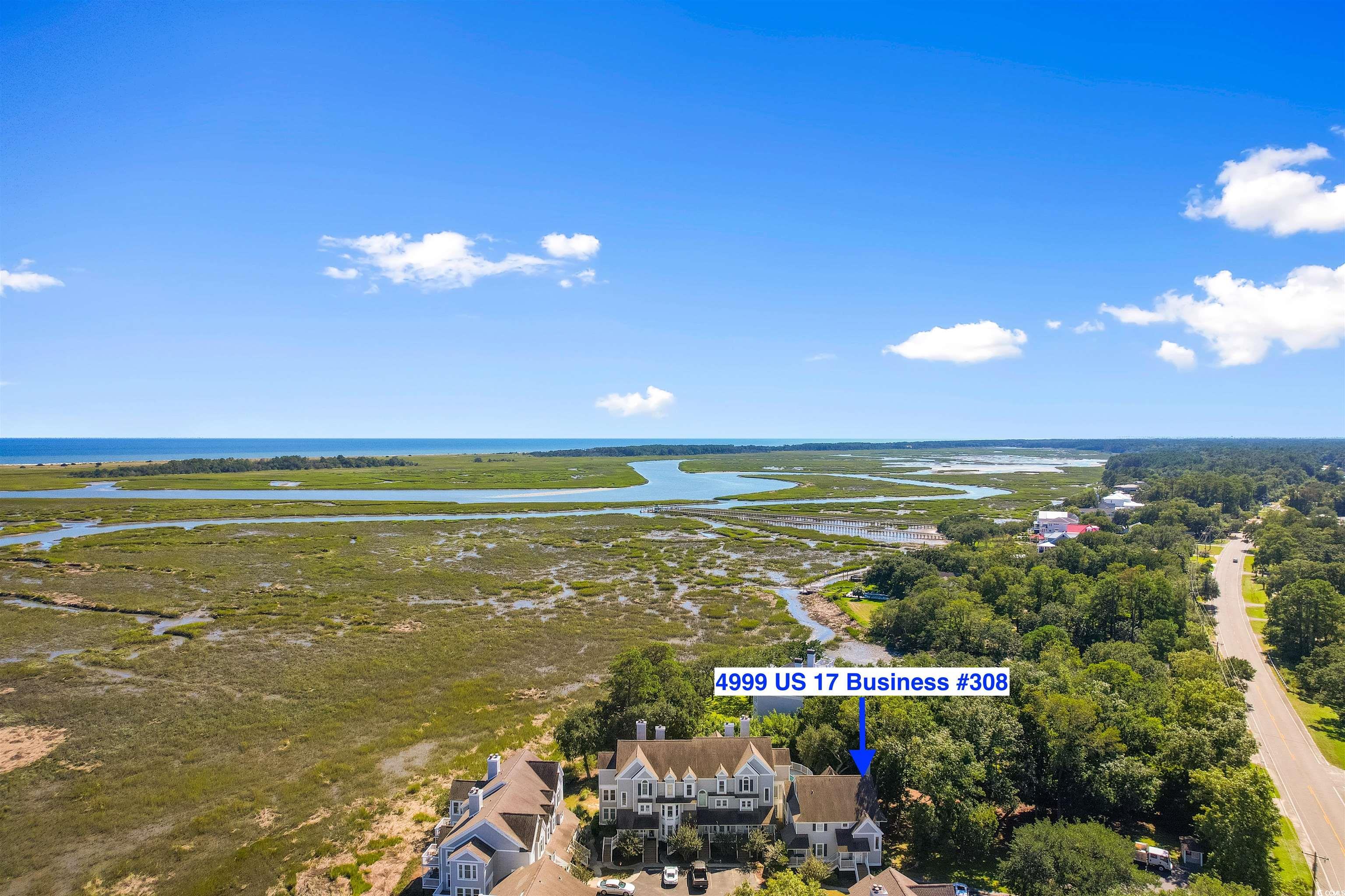 4999 Highway 17 Business, Unit 308E Murrells Inlet, SC 29576 - Photo 33 of 40 Bird's eye view featuring a water view
