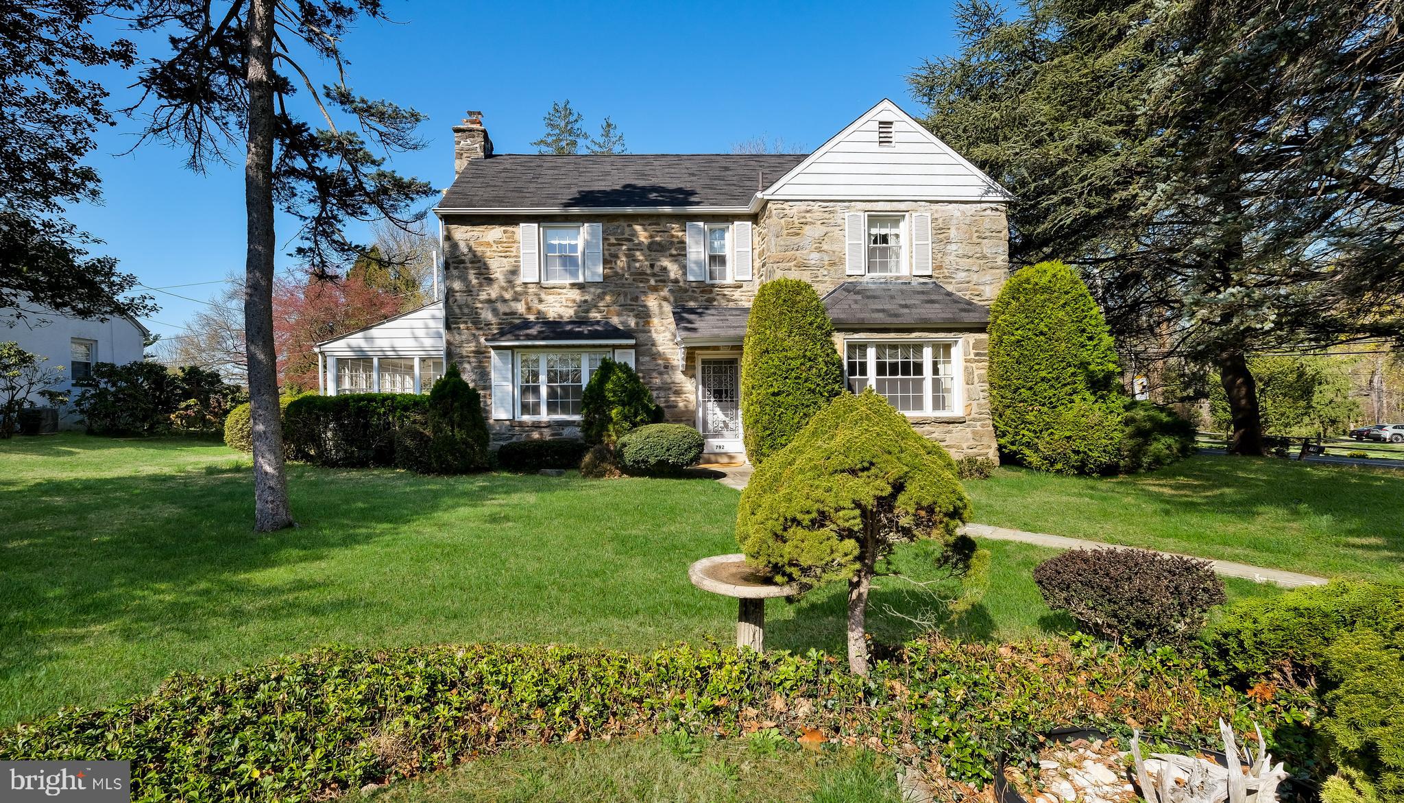 792 Dale Road Jenkintown, PA 19006 - Photo 1 of 27 a front view of a house with garden