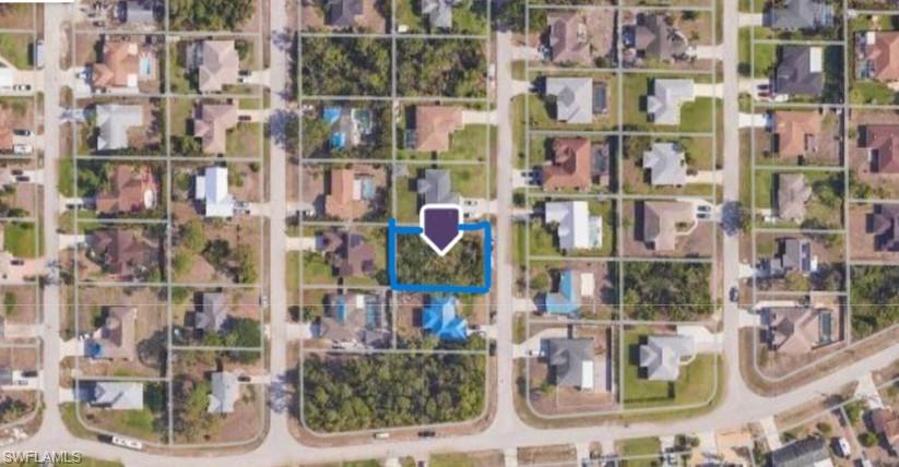 18274 Fuchsia Road Fort Myers, FL 33967 - Photo 6 of 7 Map / location with property parcel outlined