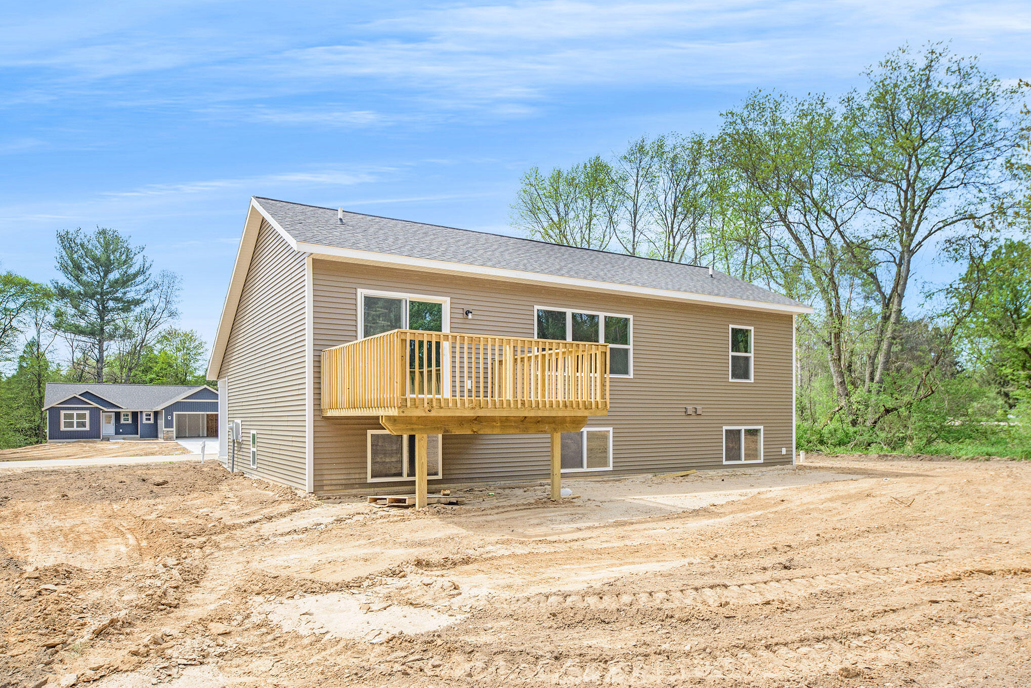 13031 Spruce Ridge Road Gowen, MI 49326 - Photo 13 of 14 back w deck best