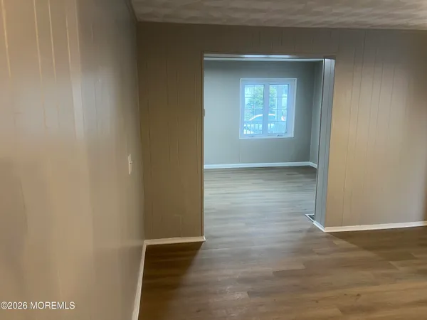 a view of an entryway of a house