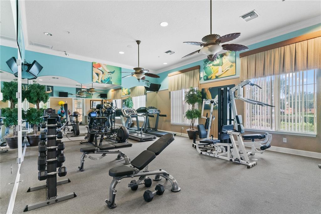 1205 Butterfly Orchid Road Davenport, FL 33837 - Photo 67 of 69 a view of a room with gym equipment