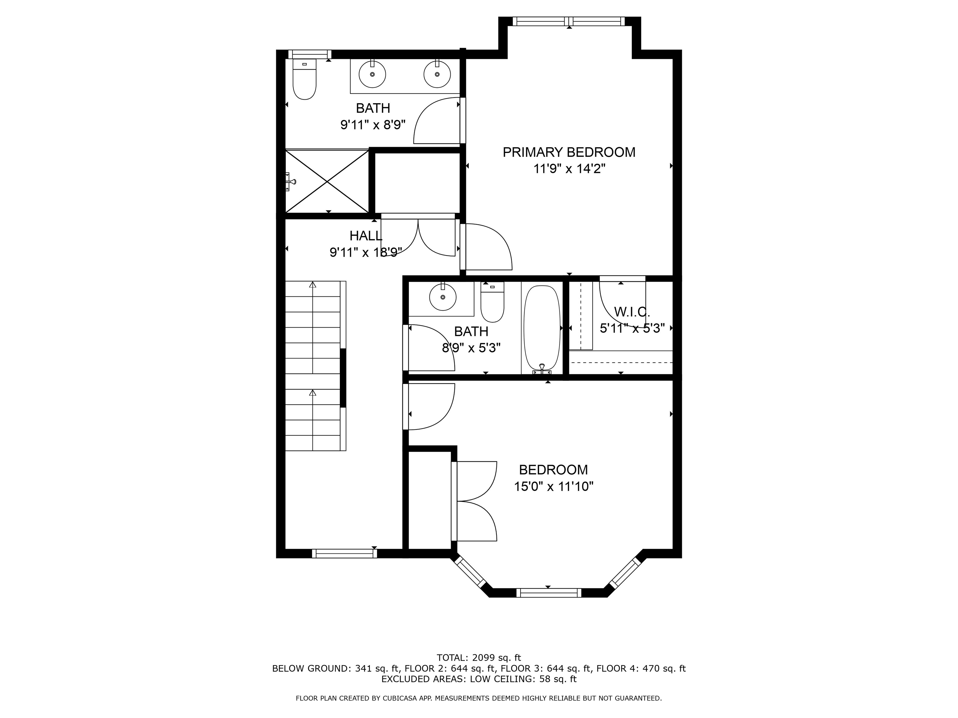 4 Central Avenue, Unit D Caldwell, NJ 07006 - Photo 30 of 32 a picture of a floor plan
