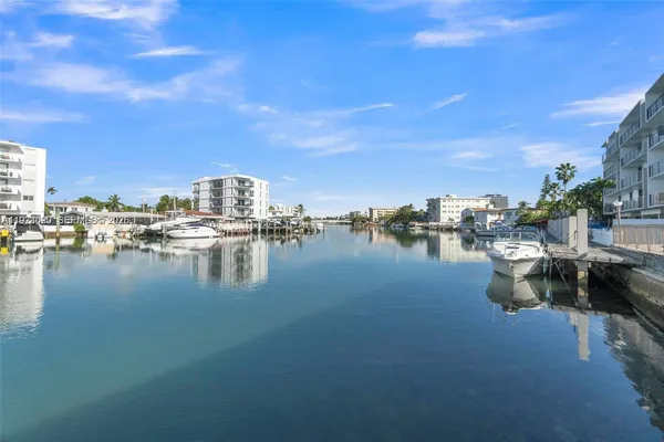 a view of ocean and building