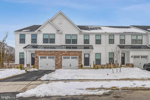 a front view of a residential houses