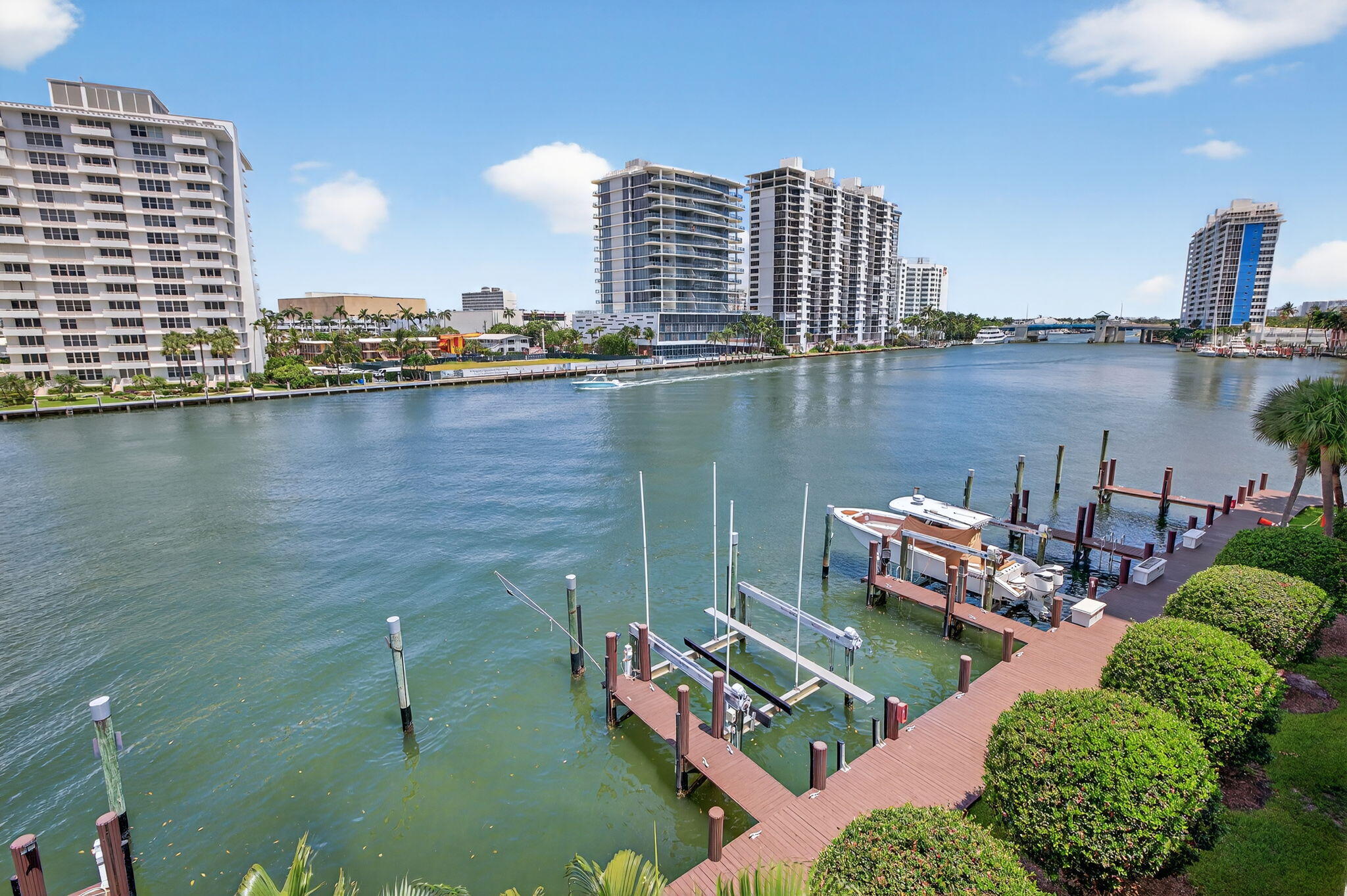 777 Bayshore Drive, Unit 1003 Fort Lauderdale, FL 33304 - Photo 33 of 49 a view of a lake with tall buildings