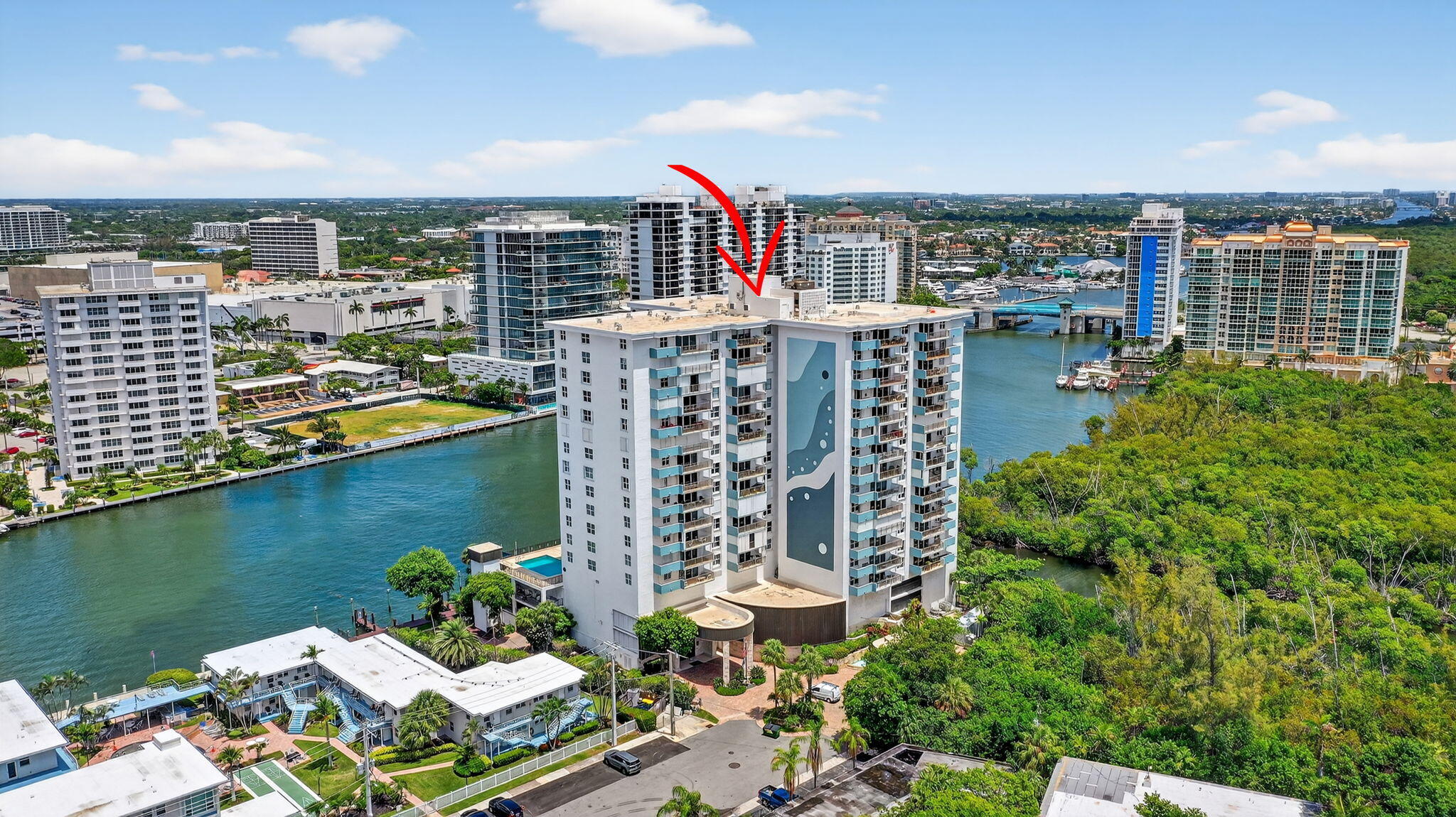 777 Bayshore Drive, Unit 1003 Fort Lauderdale, FL 33304 - Photo 41 of 49 Aerial