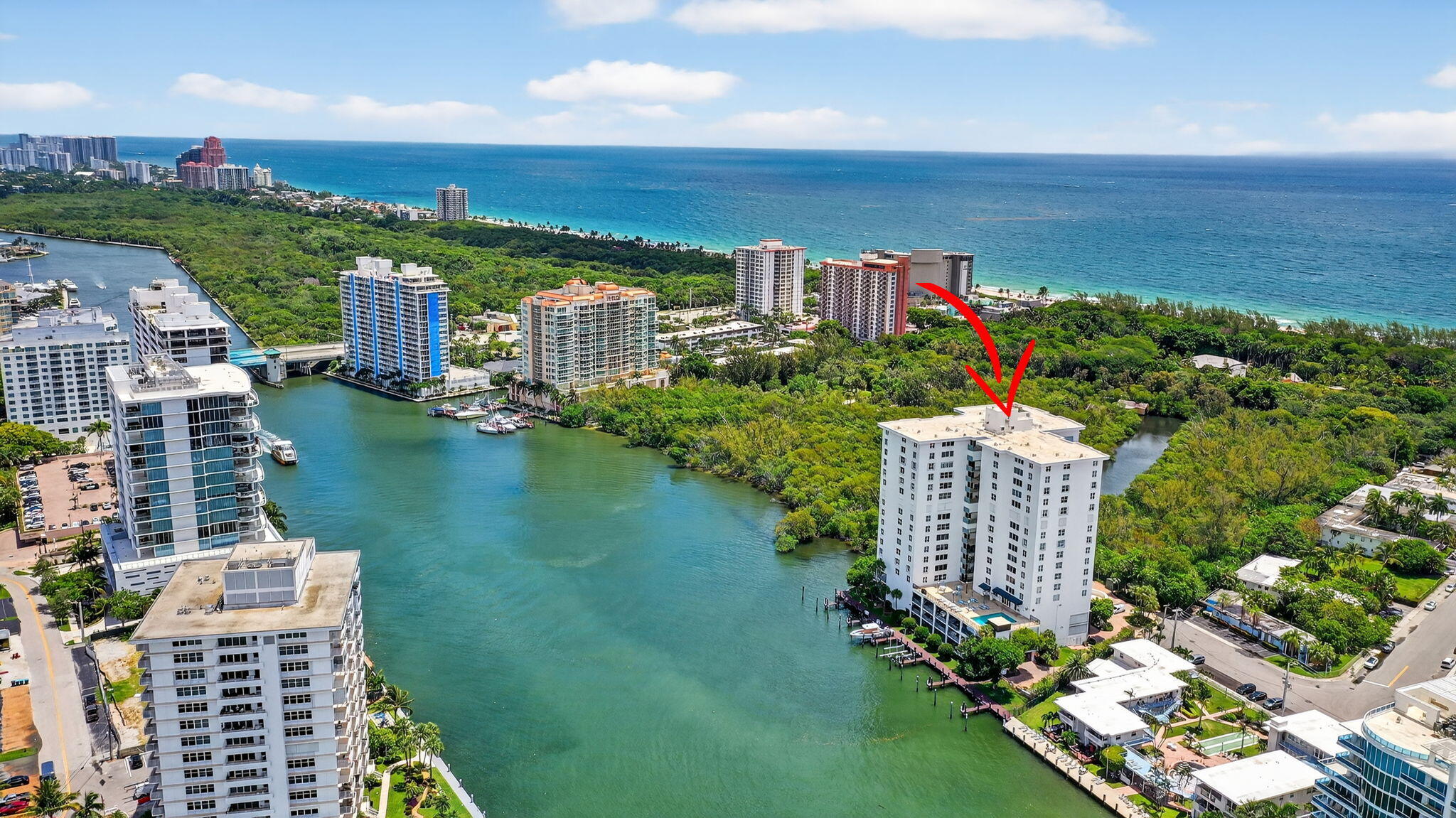 777 Bayshore Drive, Unit 1003 Fort Lauderdale, FL 33304 - Photo 45 of 49 Aerial