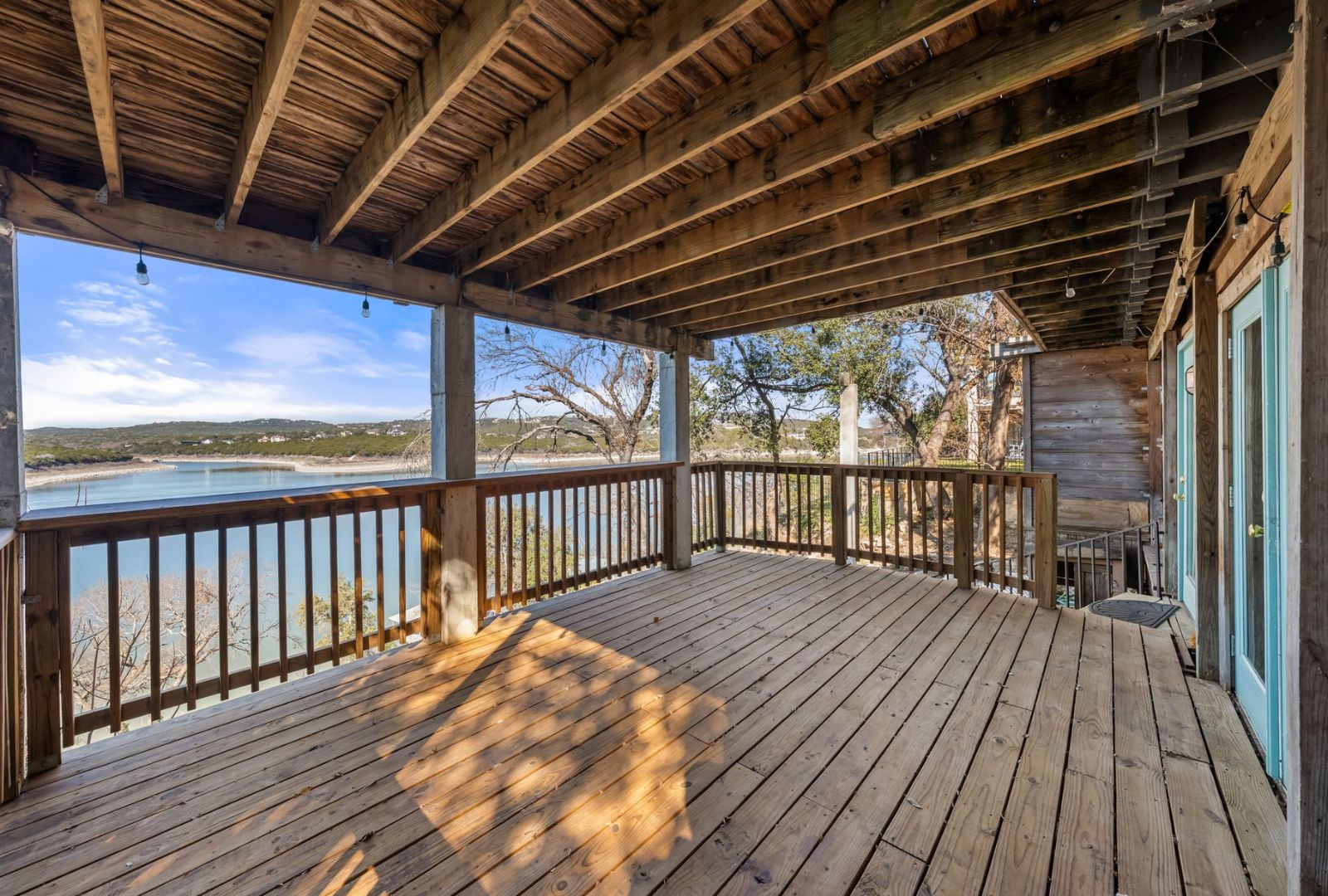 8124 Joy Road Volente, TX 78641 - Photo 20 of 31 a view of wooden deck