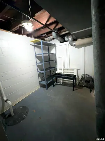 a view of water heater room