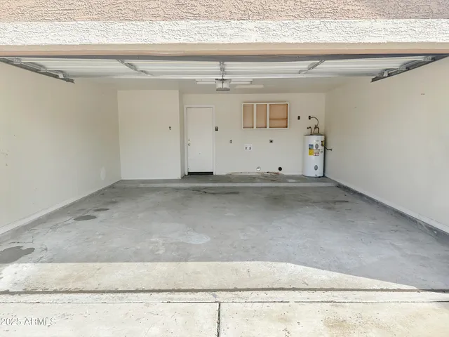 a view of water heater room