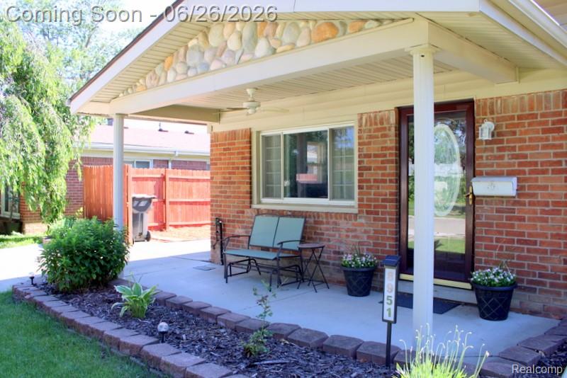 8951 Stevens Street Taylor, MI 48180 - Photo 2 of 32 INVITING COVERED FRONT PORCH (16X6) W/A CEILING FAN!