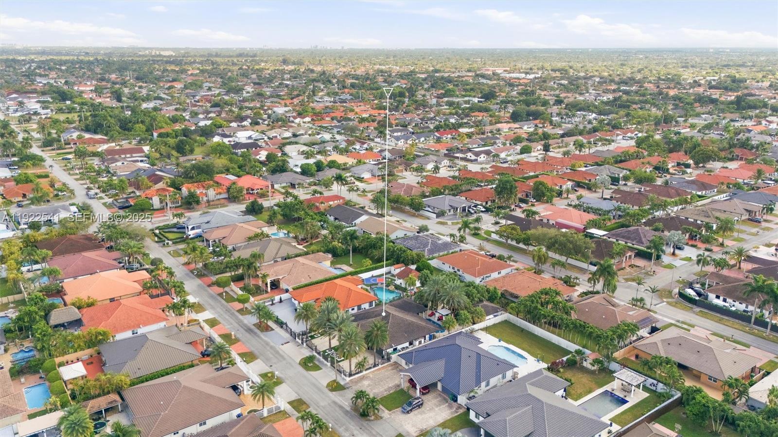 14252 Southwest 30th Street Miami, FL 33175 - Photo 54 of 60 an aerial view of residential houses with city view