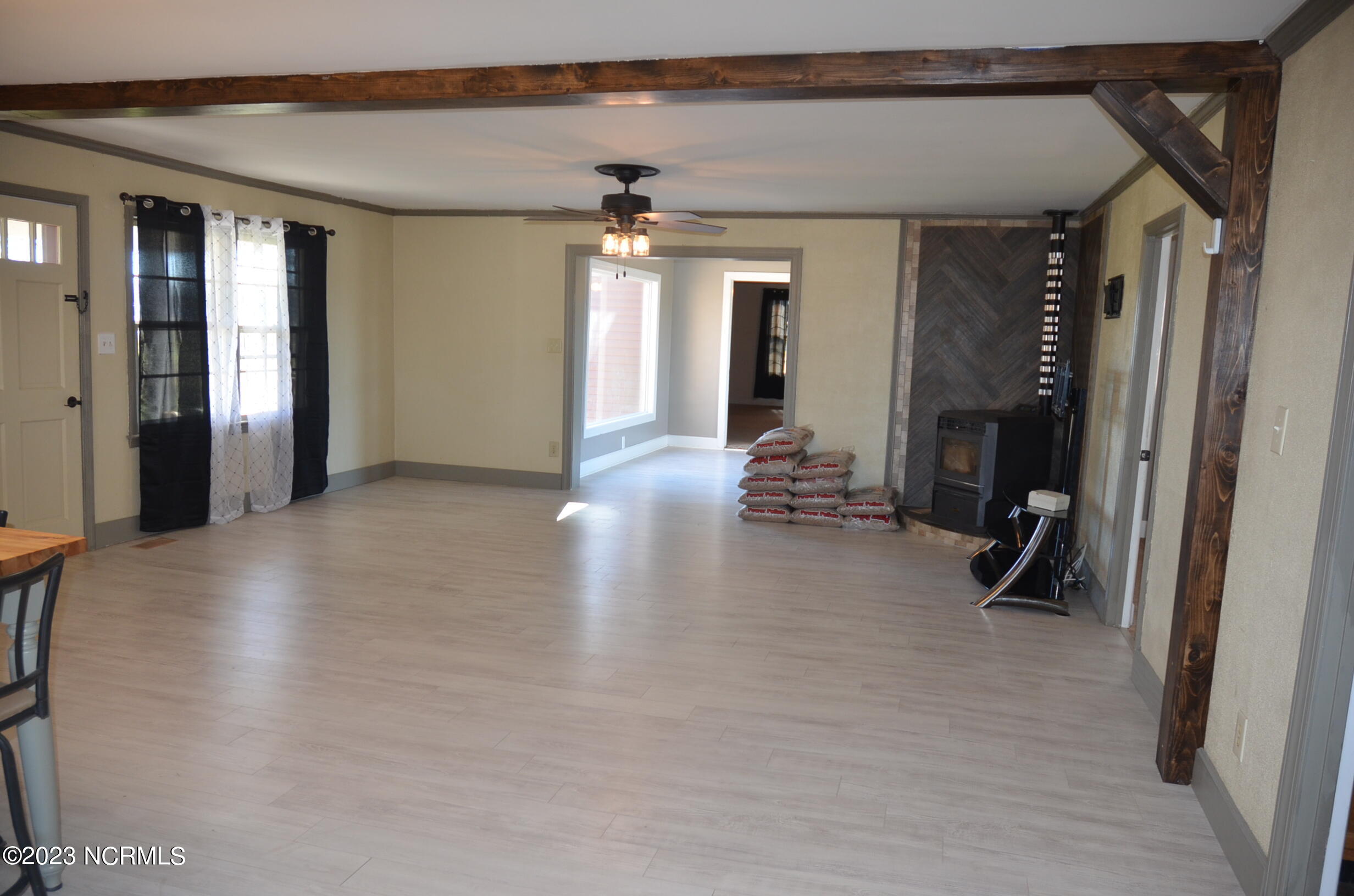 6759 Good News Church Road Stantonsburg, NC 27883 - Photo 17 of 54 View of living room from kitchen
