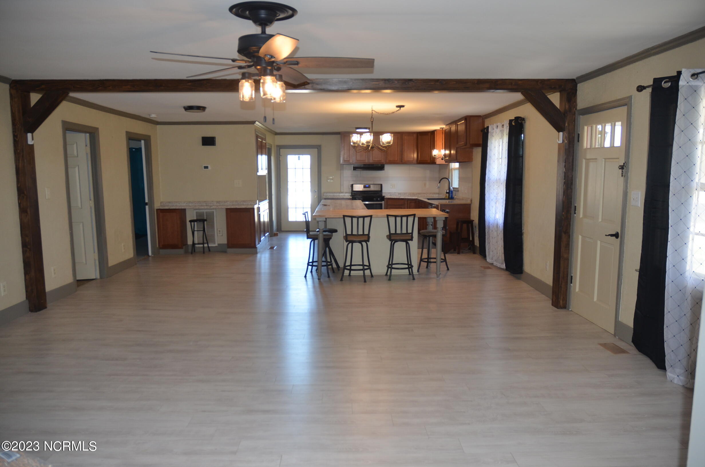 6759 Good News Church Road Stantonsburg, NC 27883 - Photo 25 of 54 View of kitchen from living room