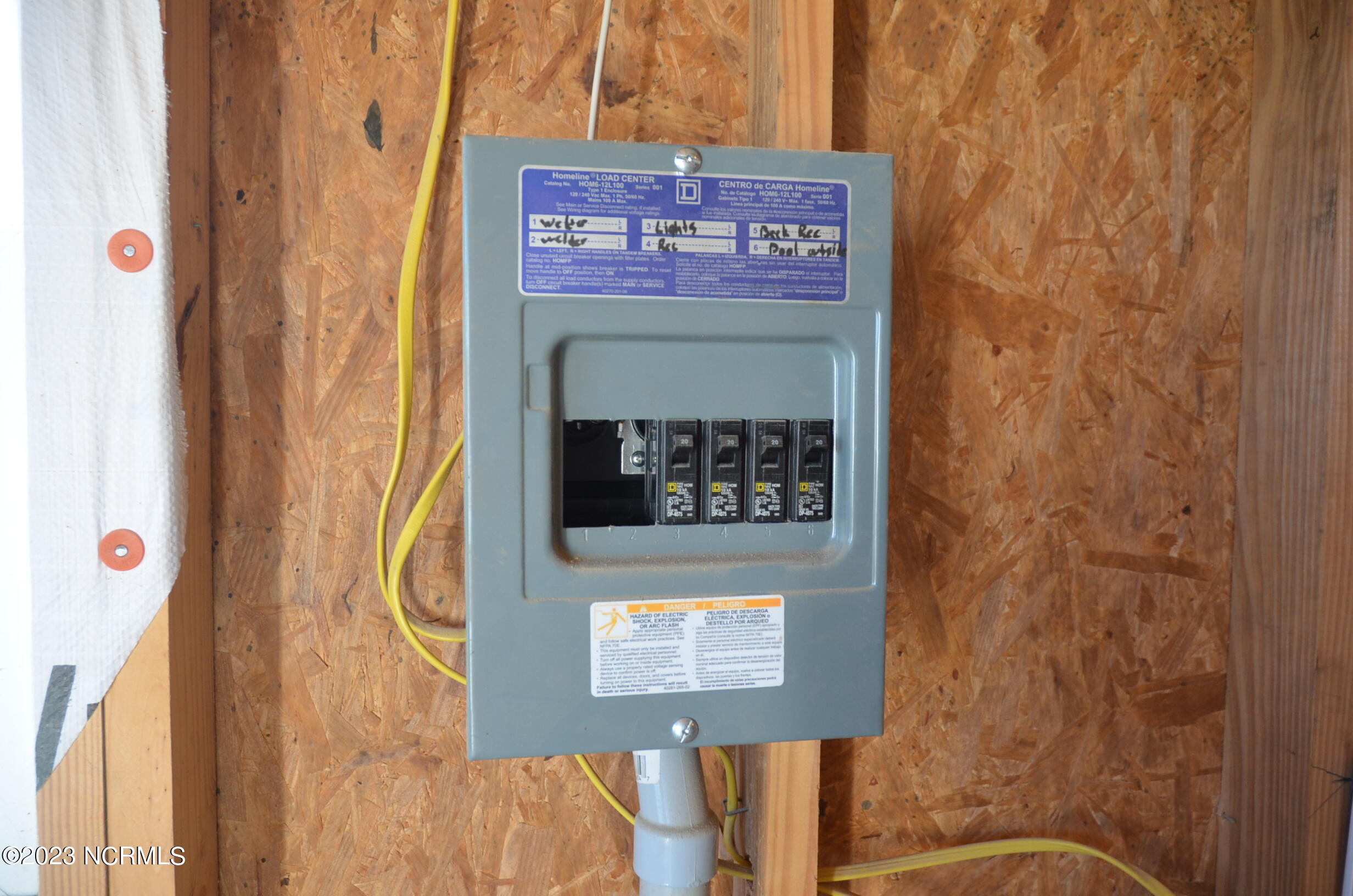 6759 Good News Church Road Stantonsburg, NC 27883 - Photo 42 of 54 Electric panel in workshop