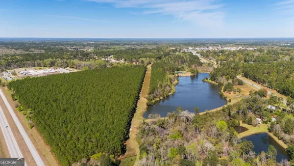 a view of an outdoor space and a lake view