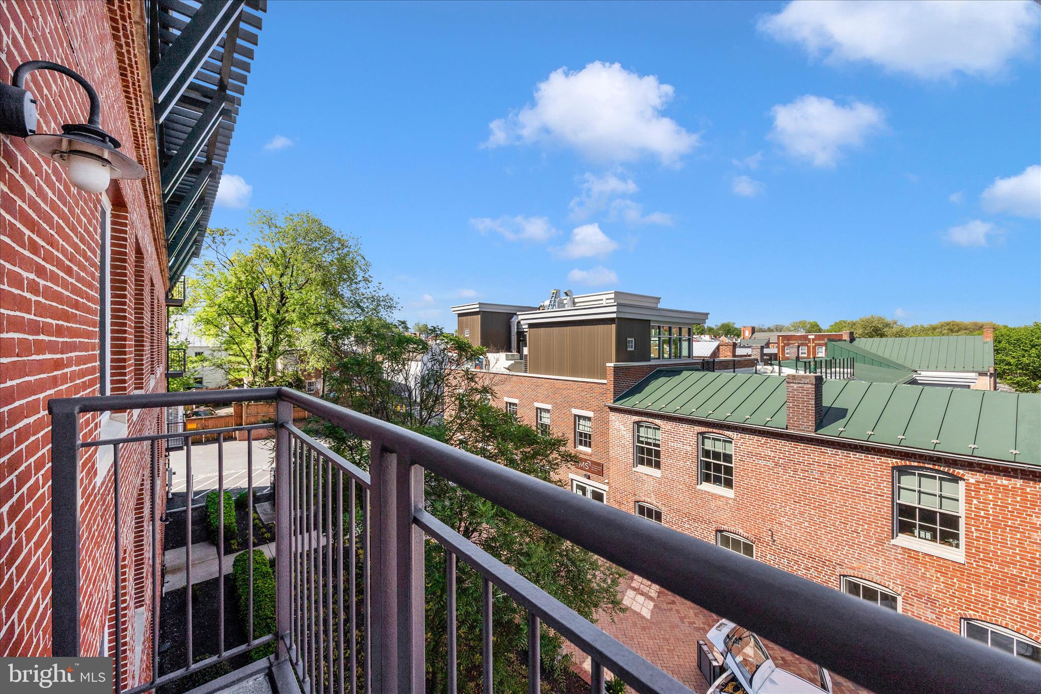 35 East All Saints Street, Unit 211 Frederick, MD 21701 - Photo 43 of 61 a view of a balcony with city view