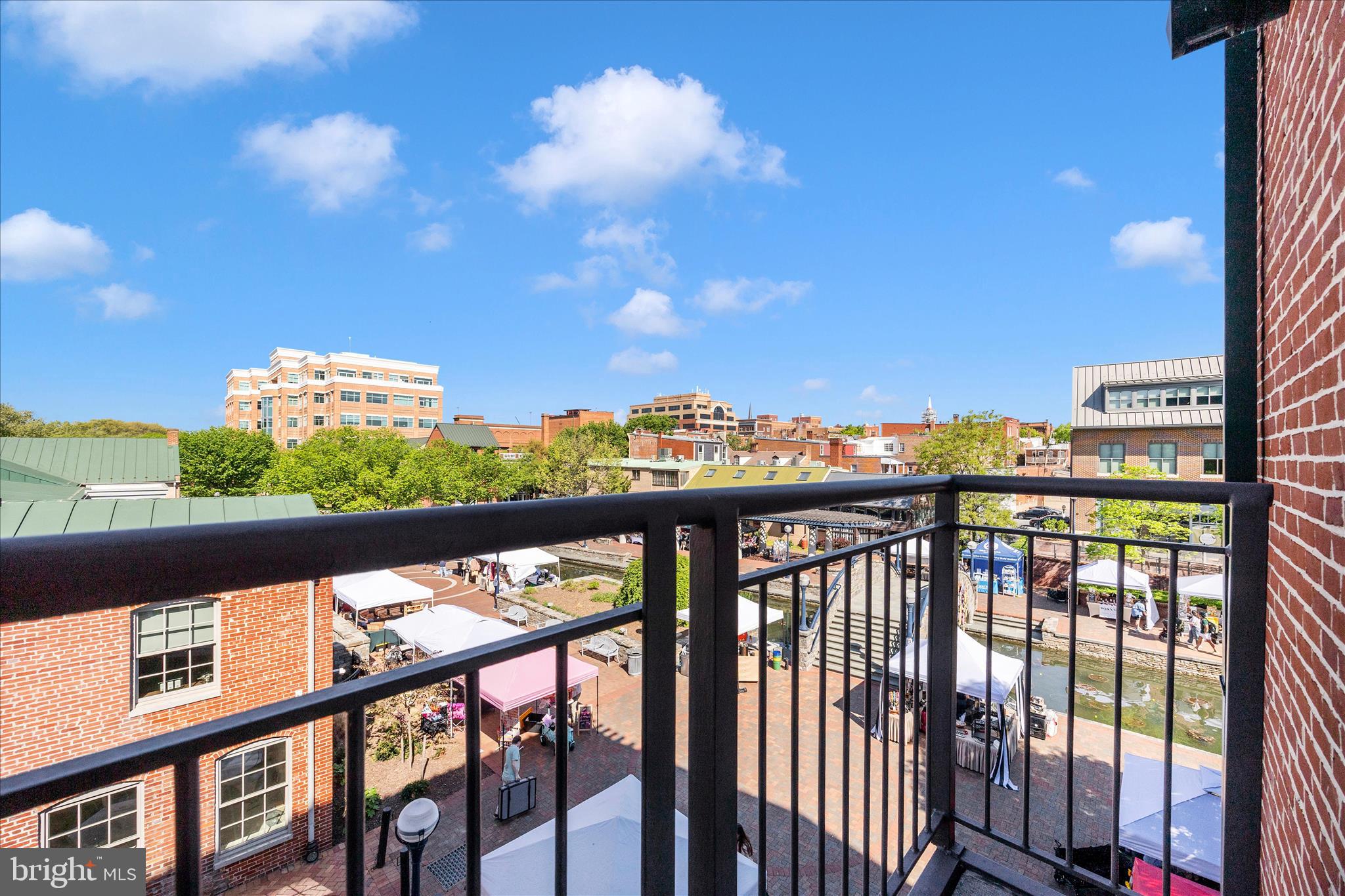 35 East All Saints Street, Unit 211 Frederick, MD 21701 - Photo 44 of 61 a view of a street from a balcony