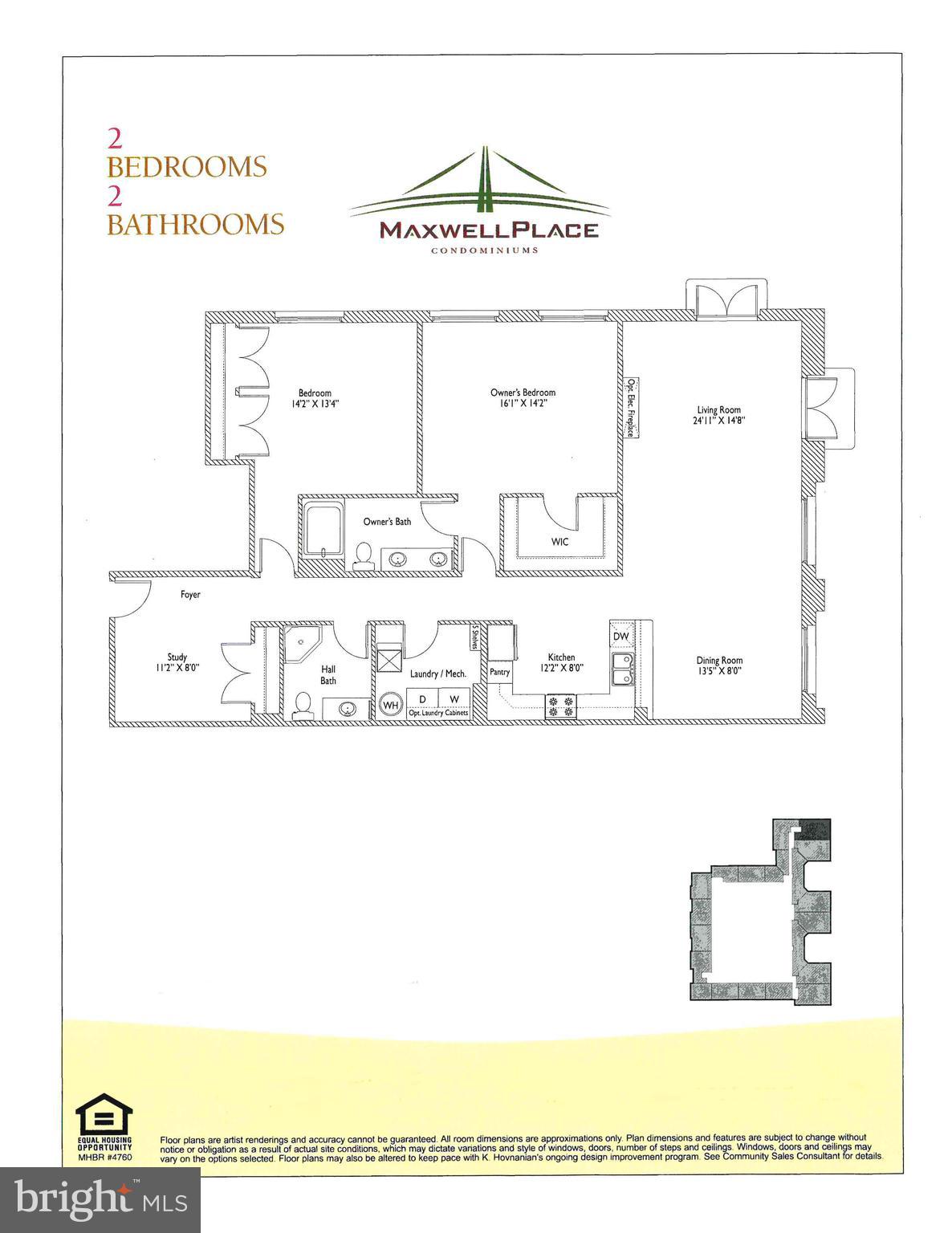 35 East All Saints Street, Unit 211 Frederick, MD 21701 - Photo 61 of 61 Floorplan