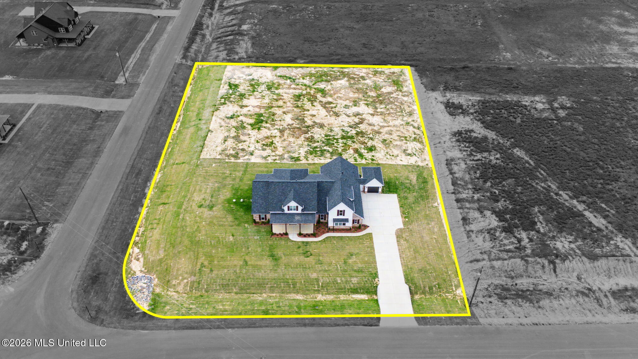 2401 Lauren Way Hernando, MS 38632 - Photo 32 of 34 Aerial View Property Lines