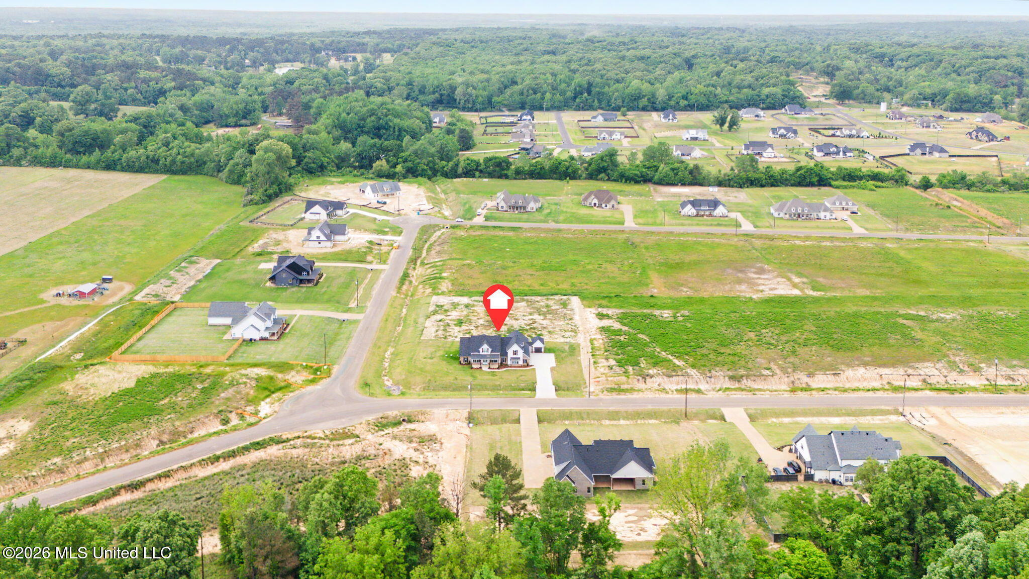 2401 Lauren Way Hernando, MS 38632 - Photo 33 of 34 Aerial View Neighborhood