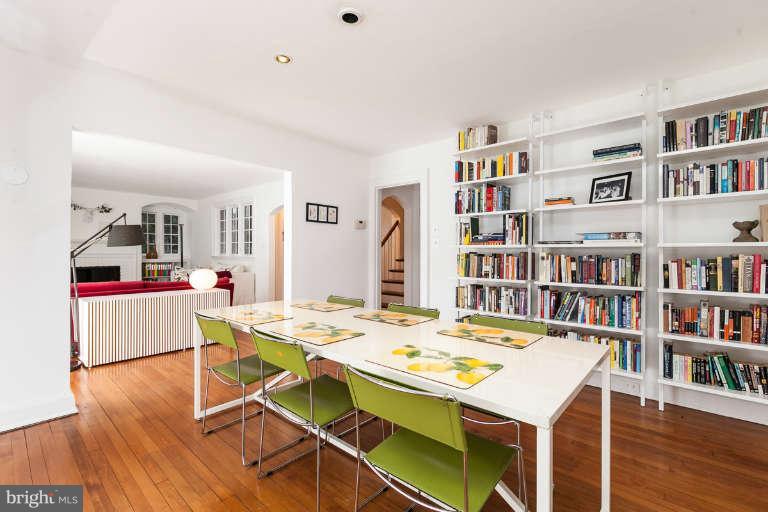 1107 Harriton Road Baltimore, MD 21210 - Photo 5 of 30 a view of a dining room with furniture and wooden floor