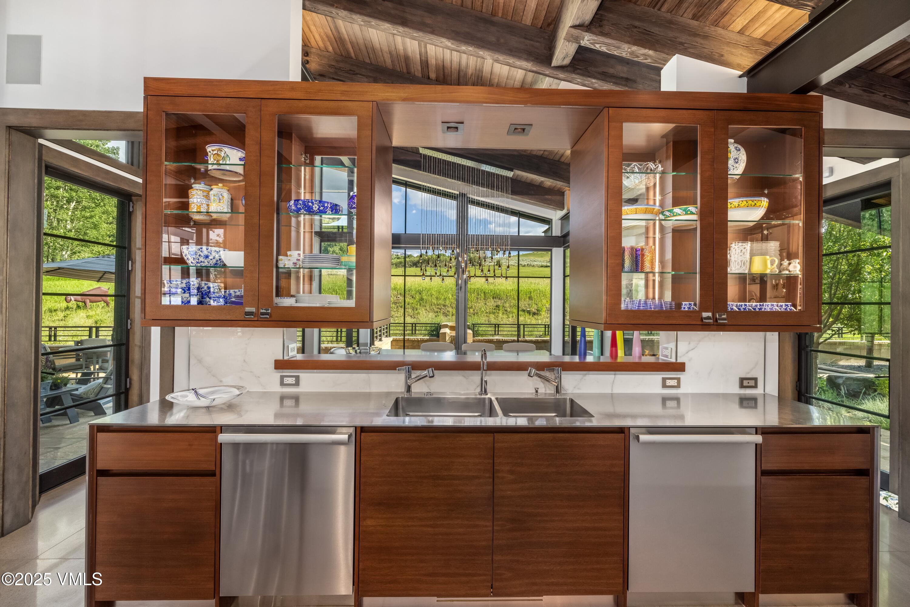 455 Old Creamery Road Edwards, CO 81632 - Photo 15 of 52 Creamery Kitchen & view
