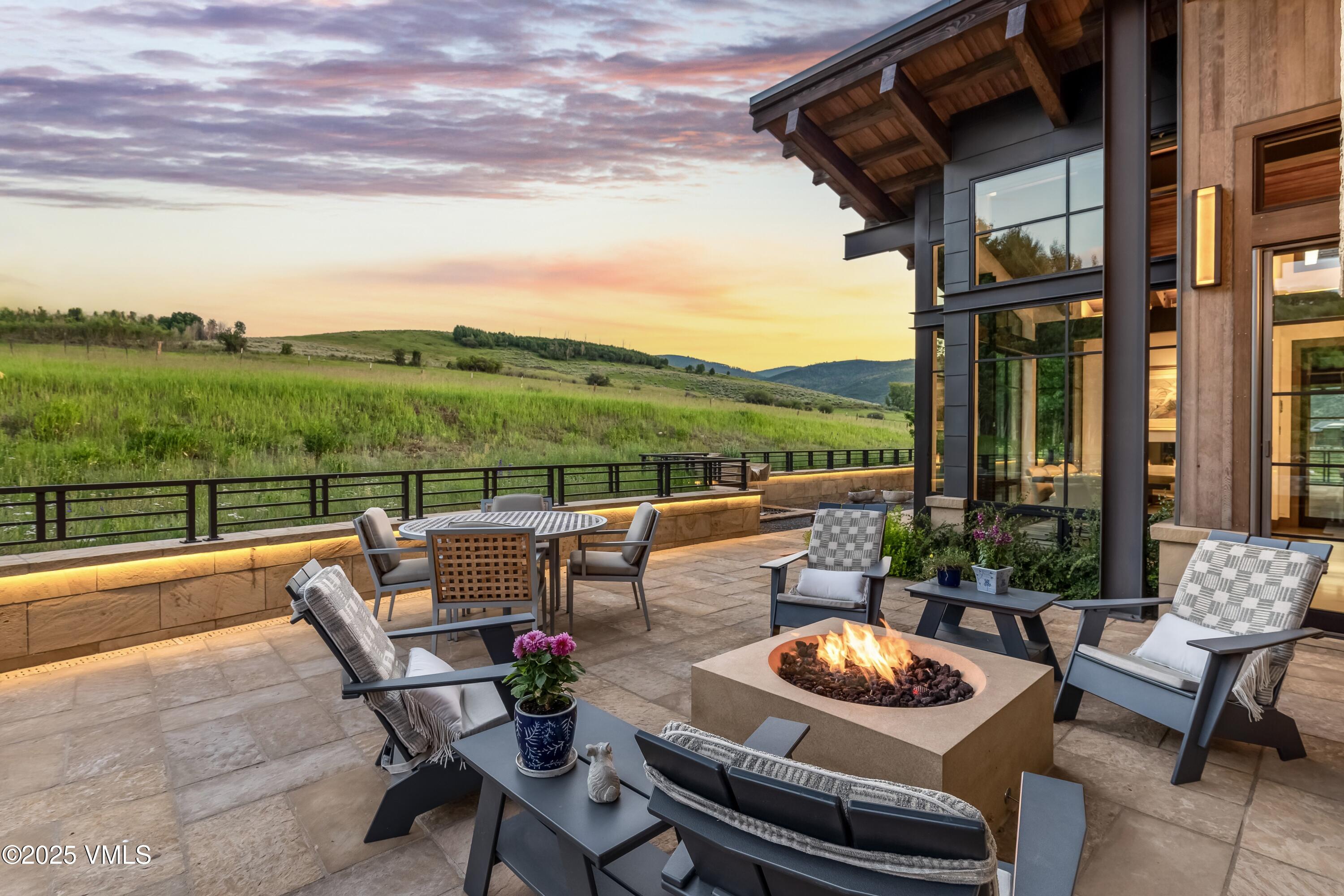 455 Old Creamery Road Edwards, CO 81632 - Photo 9 of 52 Creamery Fire pit main patio