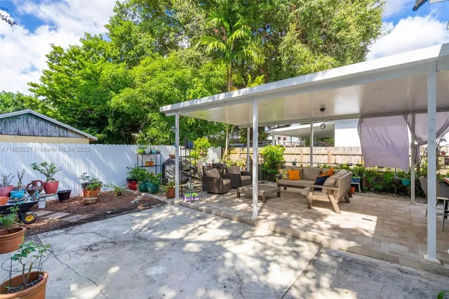 a view of outdoor space and patio