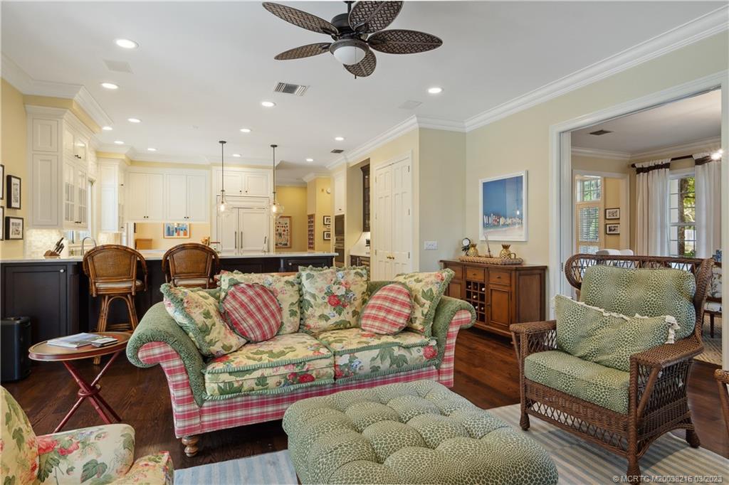 9 Pineapple Lane Stuart, FL 34996 - Photo 15 of 33 a living room with furniture and a large window