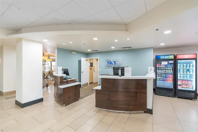 a view of a street sign