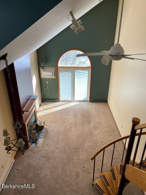 1 Pondview Drive, Unit C3 Pittsfield, MA 01201 - Photo 18 of 20 a view of a livingroom with a staircase