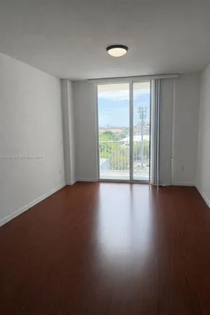 a view of a room with window