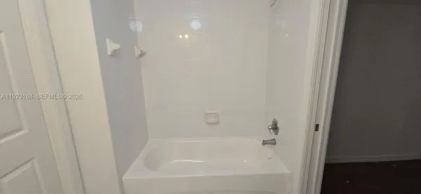 a close up of a bathtub