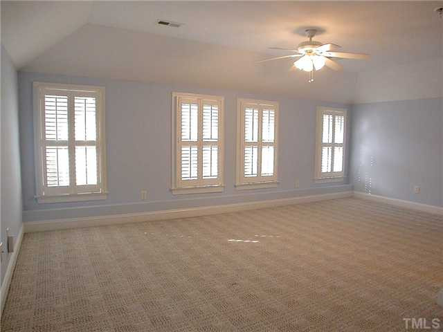 6812 Cool Pond Road Raleigh, NC 27613 - Photo 21 of 25 Classic Spacious 2nd Floor Bedroom features Abundant Windows with Plantation Shutters Bedroom