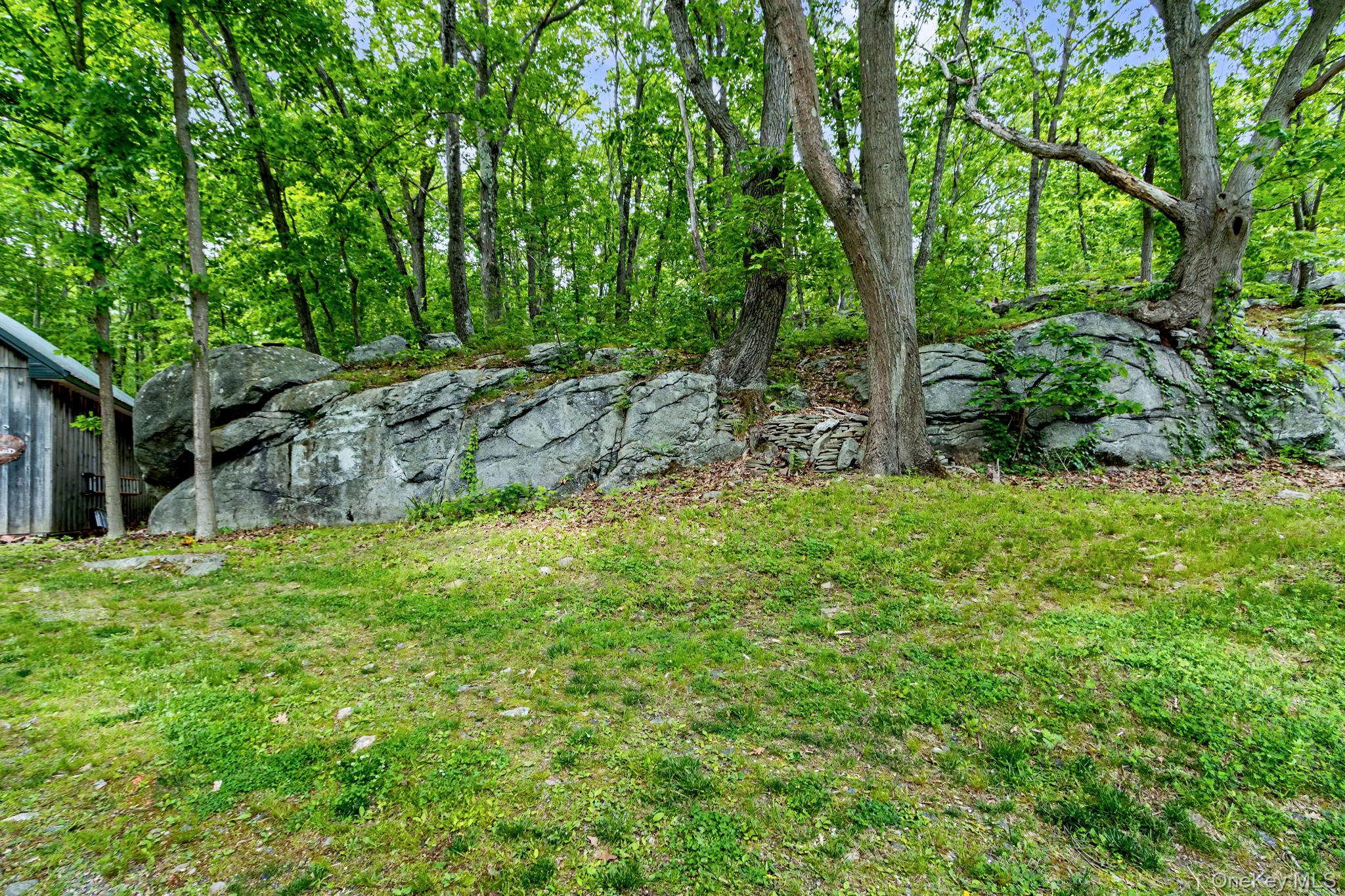 168 Old Rte 55 Pawling, NY 12564 - Photo 40 of 43 a large yard with lots of green space and house in the back
