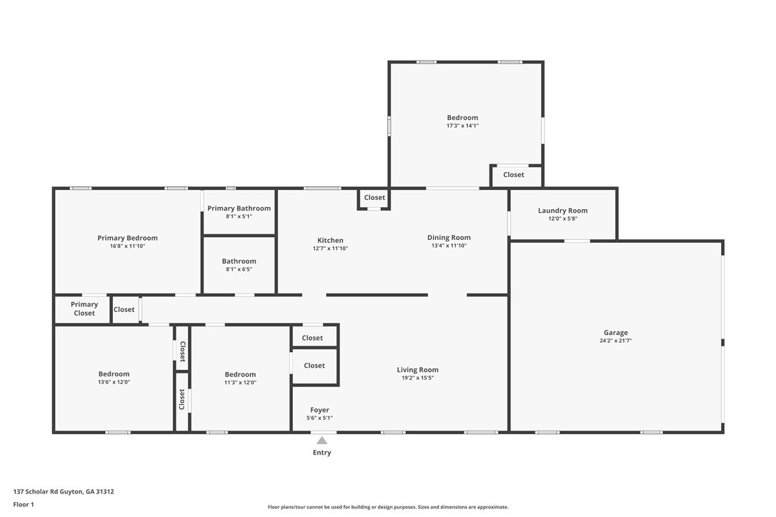 137 Scholar Road Guyton, GA 31312 - Photo 31 of 31 Floor Plan