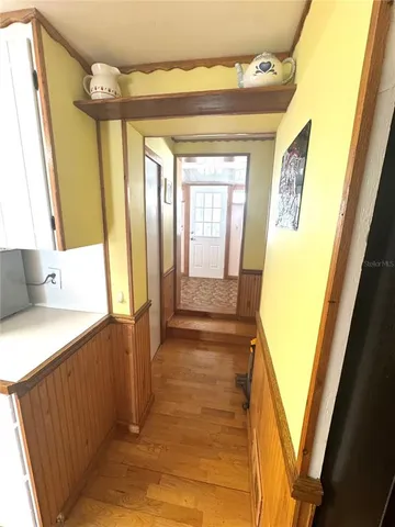 a storage room with washer and dryer