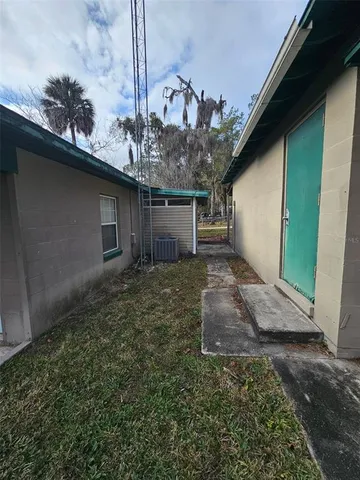 a view of a storage room