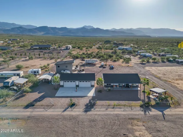 a view of city and mountain