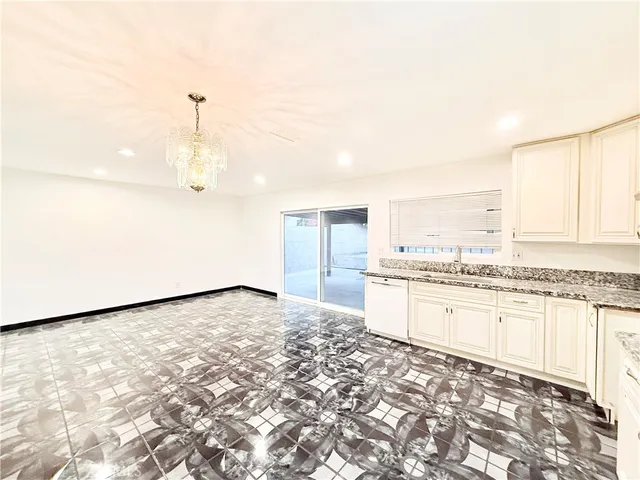 a view of a kitchen with a stove
