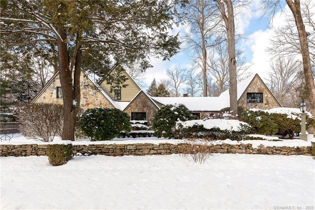 6 Blind Brook Road Westport, CT 06880 - Photo 1 of 1 a view of a house with snow on the background