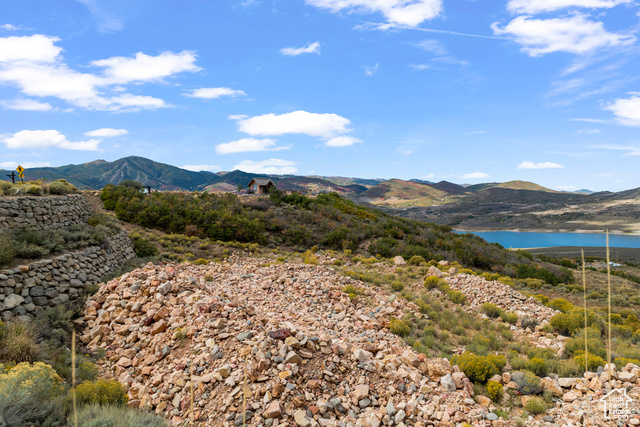 10677 North Reflection Ridge, Unit 1 Hideout, UT 84036 - Photo 26 of 41 Mountain view with a large body of water